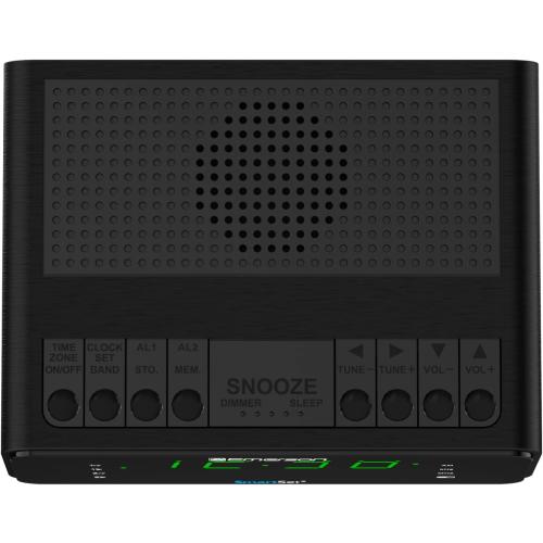 Emerson SmartSet Dual Alarm Clock Radio with AM/FM Radio, Dimmer, Sleep Timer and .9 LED Display, CKS1900