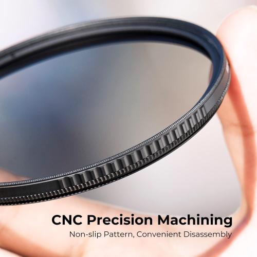 K&F CONCEPT 52mm Circular Polarizer Filter Ultra-Slim 18 Multi-Coated Optical Glass Circular Polarizing Filter for Camera Lenses with Cleaning Cloth (K Series)