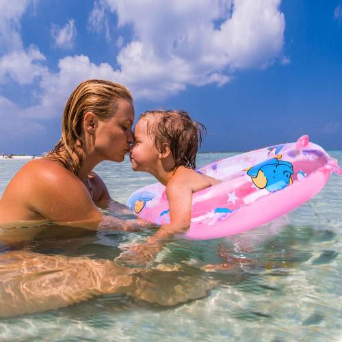 Sealive Kids Pool Float with Seat and Dual Handles, blue ? Elephant