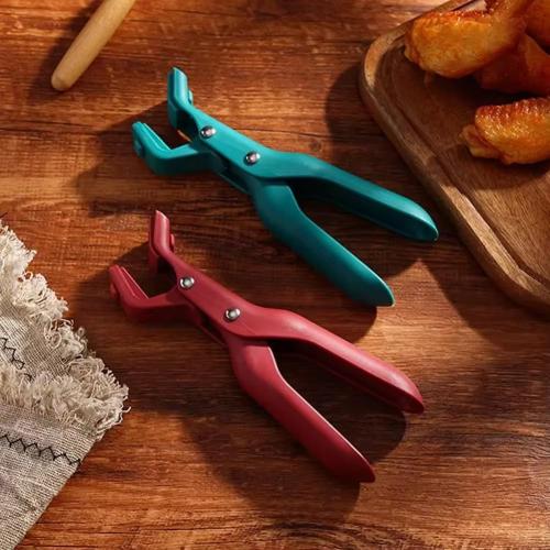 NEW 2026 MODEL Hot Plate Gripper,Multi-purpose Anti-Scald Bowl Holder Clip, Hot Plates Gripper Lifters Tongs,Multi-function Hot Bowl Dish Plate Grippers Clips for Kitchen (Green Red)