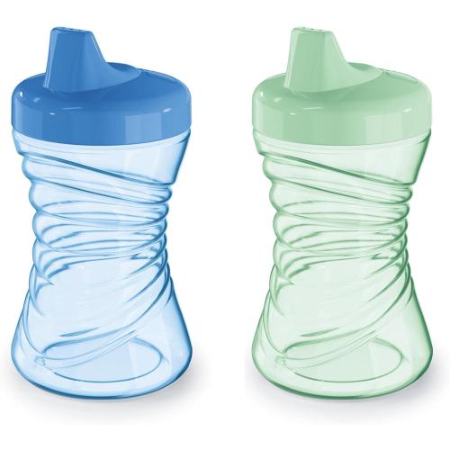 First Essentials by NUK Fun Grips Hard Spout Sippy Cup, 10 oz, 2-Pack (69729)