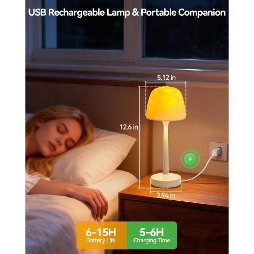 Rechargeable Shower Lamp Waterproof for Inside Shower-Bathroom Lamp Color Changing Ocean Wave Projector Light Water Proof,Shower Lighting Led Water Ripple Lights Ocean Lamps Bath Tub Relaxing