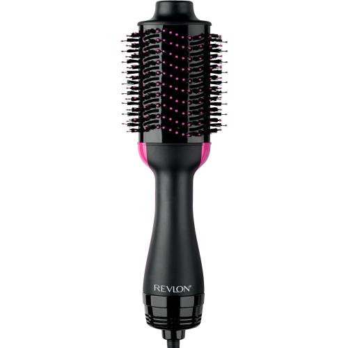 REVLON One-Step Volumizer Hair Dryer and Styler | Less Frizz, More Shine, and Less Heat Damage for Fast and Easy Salon-Style Blowouts, for All Hair Types and Lengths (Black)