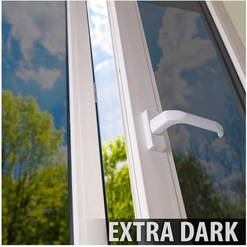 BDF S05 Window Film Daytime Privacy and Heat Control Mirror Silver 5 (Very Dark) - 36in X 12ft