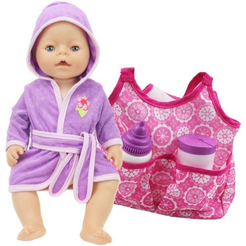 1Pc Portable Doll Toy Handbag Delicate Pouch for Doll Accessories Doll Storage Bag for Girls for Doll Play and Travel