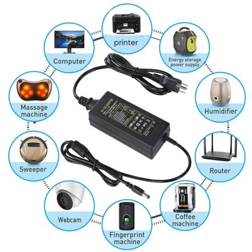 24V 6A Power Supply Adapter 144W,100-240V AC to DC 24V 6A LED Power Adapter