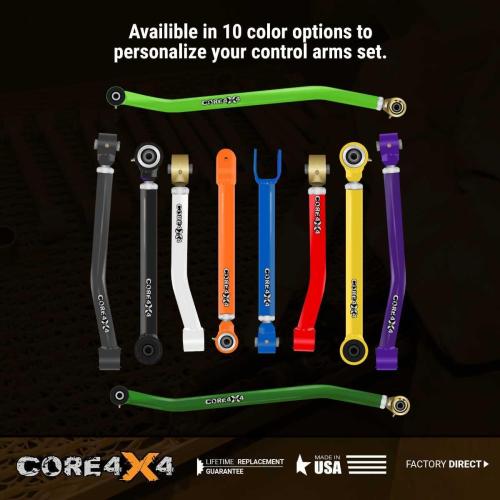 Tie Rod - Front Axle - Color: White (Compatible with Jeep JK/JKU 2007-2018)