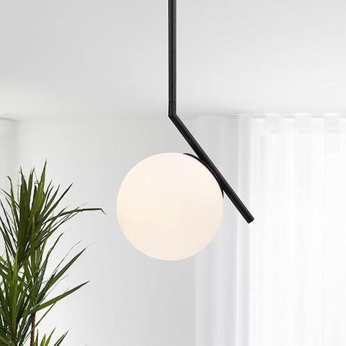 7.1 Inch Frosted White Glass Globe Lamp Shade with 2.56 Smooth Opening (No Lip) Milk Glass Ball Lampshade Cover Opal Sphere Shade Chandelier Light Fixture for Wall Sconce Pendant Light Table Lamp