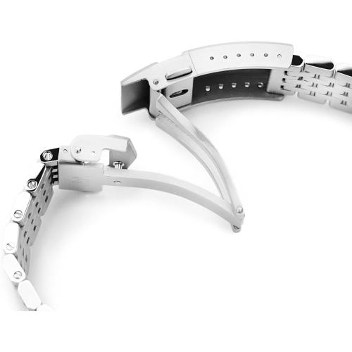 MiLTAT 20mm Asteroid QR Metal Watch Band Straight End Quick Release, 316L Stainless Steel