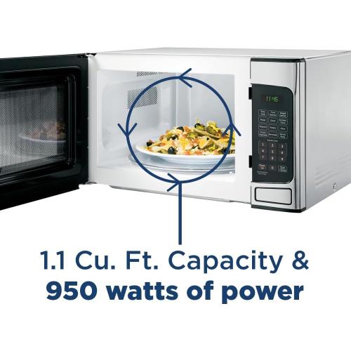 GE Countertop Microwave Oven |, OLD 1.1 Cu. Ft, Stainless Steel