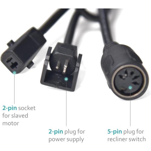 Okin Model JLDQ-11 & JLDQ.11.156.333P Power Recliner Lift Chair Motor, JLDQ.11.156.333P Electric Sofa Couch Actuator Replacement Parts
