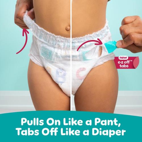 Pampers Diapers - Cruisers 360 - Size 3, 168 Count, Babyproof, up to 100% Leakproof Pull-On Diaper (Packaging May Vary)
