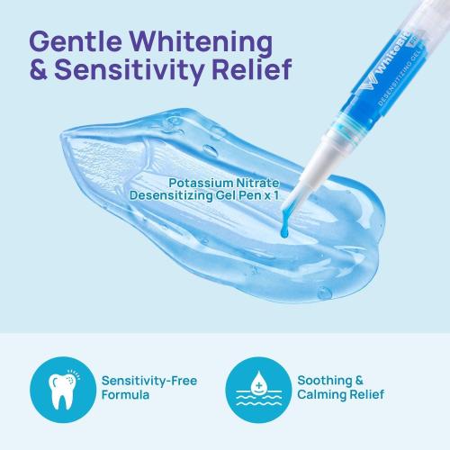 Whitebite Pro Teeth Whitening Kit for Sensitive Teeth – Dual LED Light   35% Carbamide Peroxide Gel   Remineralizing Gel | Dental-Grade Whitening at Home