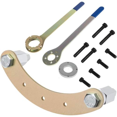 Crank Pulley Wrench Holder Tool with Screws & Engine Cam Gear Lock/Camlock Tool Kit & Intake/Exhaust Cam Sprocket Wrench Tool Fits for Subaru STD