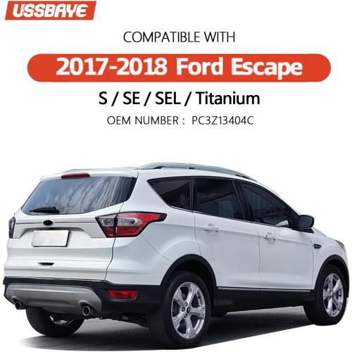 Tail Light Compatible with 2017 2018 Ford Escape S,SE,SEL,Titanium, Rear Taillights with Bulb and Harness, Right Passenger Side Tail lamp Assembly OE: GJ5Z13404C