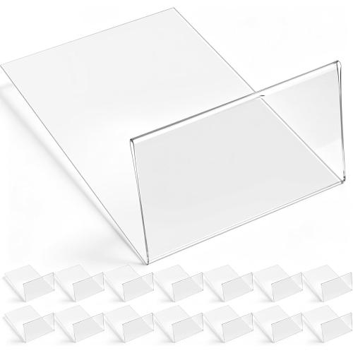 Containlol 15 Pcs Moveable Shelf Label Holder for Library, 5.1 x 3.2 Inch