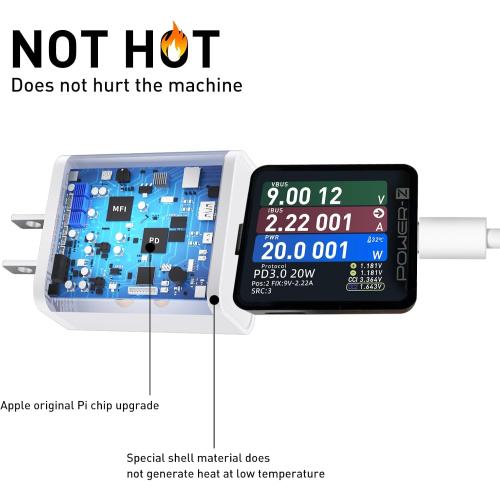 USB C Charger Block 20W, Ocupwei PD 3.0 Fast Charging Wall Charger USBC Power Adapter Type C Brick Cube for iPhone 17/Pro/Pro Max/17 Air/ 16/16 Pro/16 Pro Max/15/Plus/Pro/Pro Max [2 Pack]