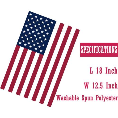 No pole just flag American Flag USA Garden Flag 12 x 18 - Patriotic Double Sided Small Flags for Yard