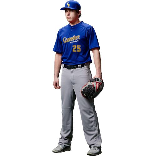 Size M Adult CHAMPRO Boys' Youth MVP Open Bottom Relaxed Fit Baseball Pants