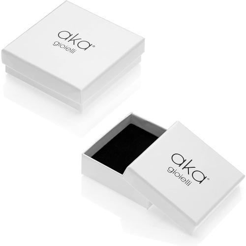 Aka Gioielli - Italian 925 Sterling Silver 7mm Diamond-Cut Figaro Link Chain - Solid Sterling Silver Necklace for Men and Women - Made in Italy