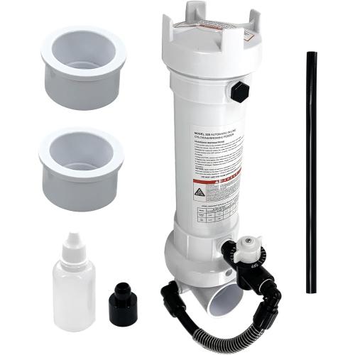 Auto/Matic Pool Chlorine/Brominer Feeder Compatible with Rainbow 320 Inline Chlorinator for In-Ground & Above Ground Pools and Spas, Replacement R171096 R17-1096