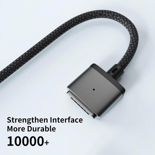 USB-C to Magnetic 3 Cable 140W for M4 MacBook Air Pro Charger, Magnetic Safe 3 Cable for MacBook Air (15''/13'' M4 2025, M3 2024, M2 2023, M2 2022), Pro (16/14 2024/2023/2021) 6.6ft