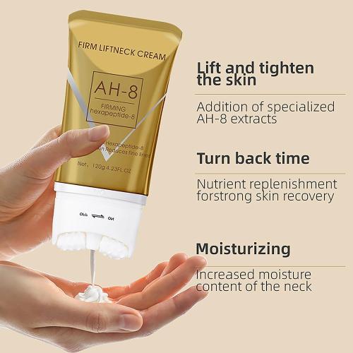 AH-8 Firming Neck Cream for Crepey Skin Body Care Comfort, Moisturizing Tightening Roller Neck Skin Repair Lotions for Women with Day & Night Use