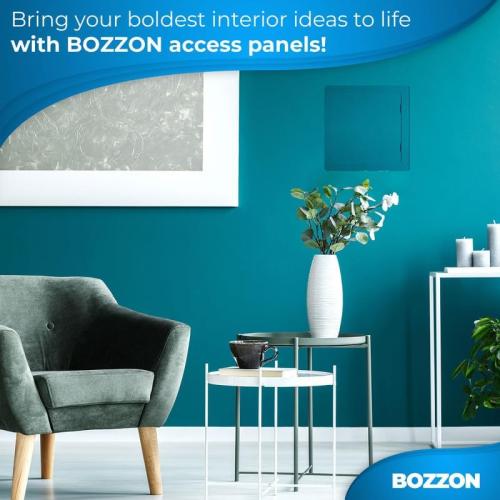 Access Panel for Drywall - 18 x 18 inch - Wall Hole Cover - Access Door - Plumbing Access Panel for Drywall - Heavy Durable Plastic White