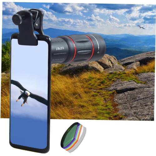 Outanaya Telephoto Lens for Smartphone Monocular Cell Phone Lens with Tripod and Patch for Enhanced Photography Compatible with Smartphone Models