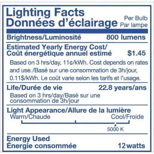Jolux 5/6 Non-Dimmable LED Adjustable Retrofit Downlight,E26 Medium Screw Base,12W=75W, 5000K (Daylight),920 Lumens,Damp Rated Recessed Lighting,Simple Installation Can Lights,ETL, 6-Pack,Bevel Trim
