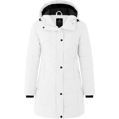 wantdo Women's Winter Jacket Puffy Coat Puffer Jackets Warm Winter Coats 2XL