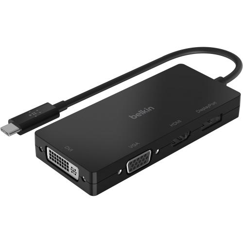Belkin Adpt,Usbc-Hdmi,Vga,Dvi,Dsplypt,Blk