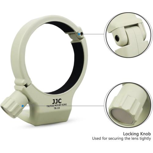 Lens Tripod Mount Ring Collar for Canon EF 70-200mm f/4L is II USM or EF 70-200mm f/4L & EF 70-200mm f/4L is Replaces Canon A-2 Durable ABS -White