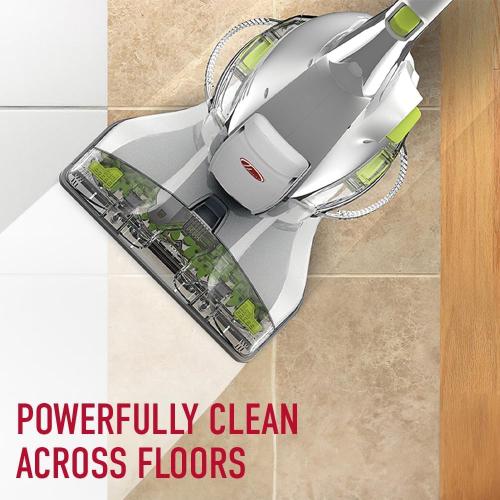 Hoover FloorMate Deluxe Hard Floor Cleaner Machine, Lightweight Cleaning Machine, Floor Scrubber with Spin Scrub Brushes, Wash and Dry Mode, Ideal for Hardwood, Vinyl, Tile, Laminate and More