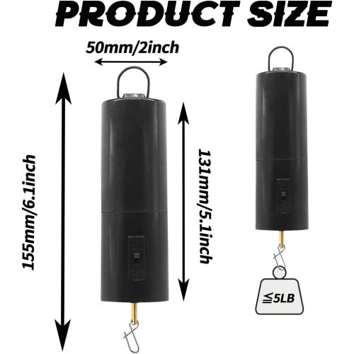 1 Pack Wind Spinner Motor, Black | Hanging Display, Rotating Motor, Battery Operated, Rotatable Hook