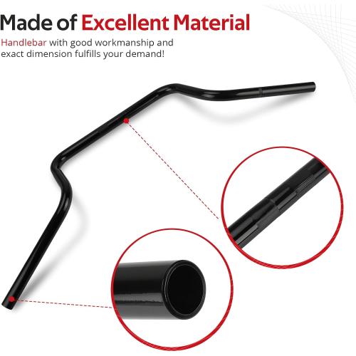JAVIK Handlebar For Polaris Sportsman 300 400 450 500 570 700 800 2001-2019 H-awkeye 300 325 400 2007-2015 Trail Blazer Boss 330 2010-2013 O.E.M# 5244581-067‼️has mild dust‼️
