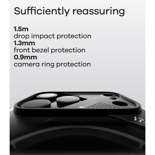 Aulumu A17 iPhone 17 Pro Magnetic Thermal Case | CoolHyper | with Camera Control | IMD Technology | Compatible with Magsafe | Touch Translucent White