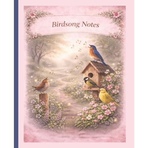 Birdsong Notes: Woodland Bird Journal | 120 Page College Ruled Composition Notebook | Cozy Nature-Themed Notebook for School and Writing