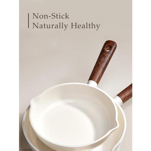 CAROTE Ceramic Cookware Sets, Pots and Pans Set Non stick, Non Toxic Healthy Induction Cookware, 14 Pcs Nonstick Kitchen Pots and Pans Set, PFAS PTFE Free, Dishwasher Safe