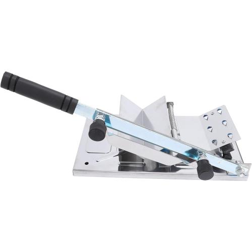 Manual Frozen Meat Slicing Machine, Stainless Steel Meat Cutter for Beef Mutton Roll, Adjustable Thickness Food Slicer for Hot Pot BBQ Home Cooking with 12 Accessories‼️missing pieces‼️