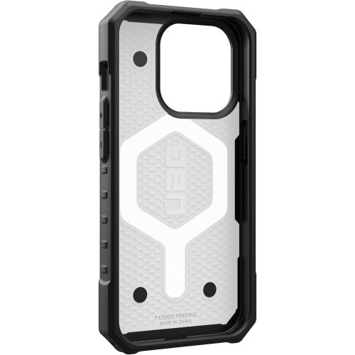 URBAN ARMOR GEAR UAG [Updated Ver] Compatible with iPhone 15 Pro Case 6.1 Pathfinder White Built-in Magnet Compatible with MagSafe Charging Rugged Military Grade Dropproof Protective Cover