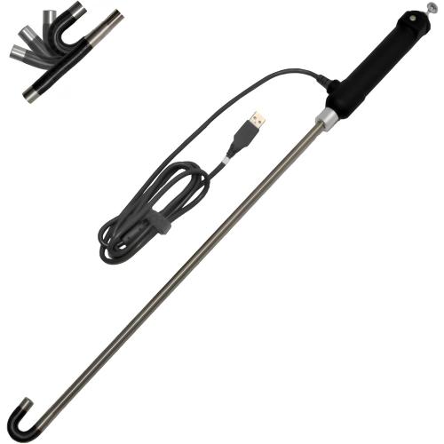 Vividia Ablescope VA-400 v5 Rigid One-Way Articulating USB Borescope 8.5mm/0.33 Diameter 42cm/16.5 IP67 Waterproof Probe