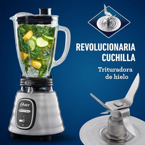 Classic blender Oster reversible chrome glass jar