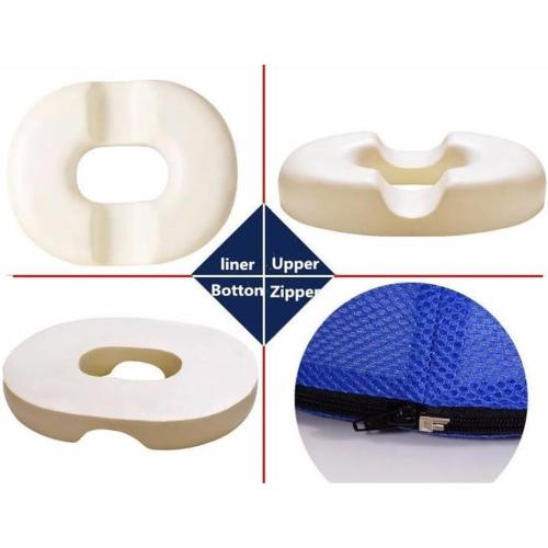 Best to Buy Memory Foam Donut Ring Comfort Foam Medical Seat Cushion for Hemorrhoid, Sciatic Nerve, Pregnancy Tailbone Pain (Black)