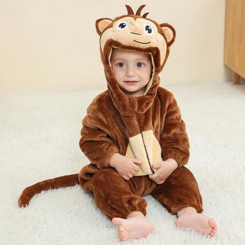 CuteOn Toddler Halloween Costume Onesie Cosplay Romper Christmas Infants Baby Costume Monkey 3Months-4Years