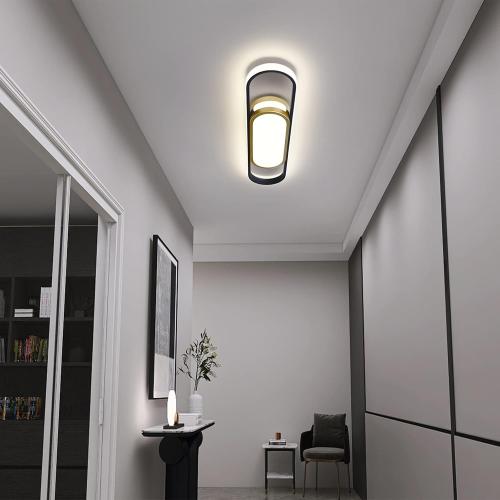 Tioolo Modern LED Flush Mount Ceiling Lights Dimmable LED Ceiling Lamp with Remote Control 2.3ft Acrylic Linear Ceiling Lighting Fixtures for Living Room Kitchen Dining Room Bedroom (40W/3000-6500K)