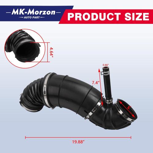 6.7 Cummins Air Intake Hose 696-207 Compatible with 2007-2018 Dodge Ram 2500 3500 4500 5500 6.7L Diesel Engine Air Intake Hose Replaces# 53032944AL 53032944AC