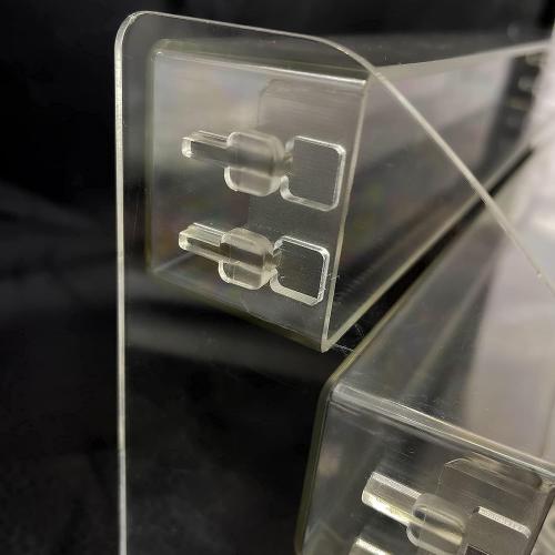 Sunglasses Organizer Clear Eyeglasses Display Case Sticker Display Tray For Glasses Tabletop Holder Stand (6 layer)