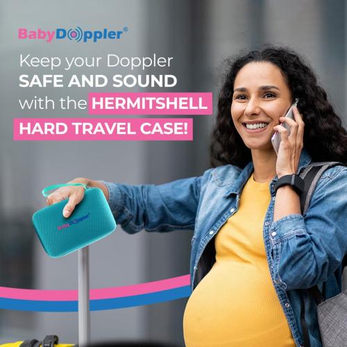 Sonoline B Fetal Doppler Travel Case, the Official Hermitshell Hard Bag/Storage case - Fits Baby Doppler Heartbeat Monitor - CASE ONLY, FETAL DOPPLER SOLD SEPARATELY