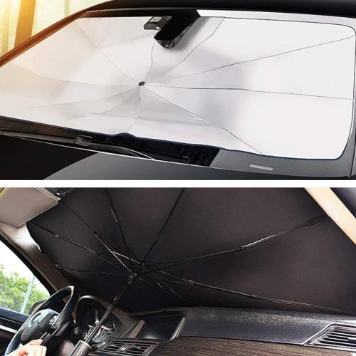 helloleiboo Car Windshield Sun Shade UV Rays and Heat Sun Visor Protector Foldable Reflector Windshields Umbrella
